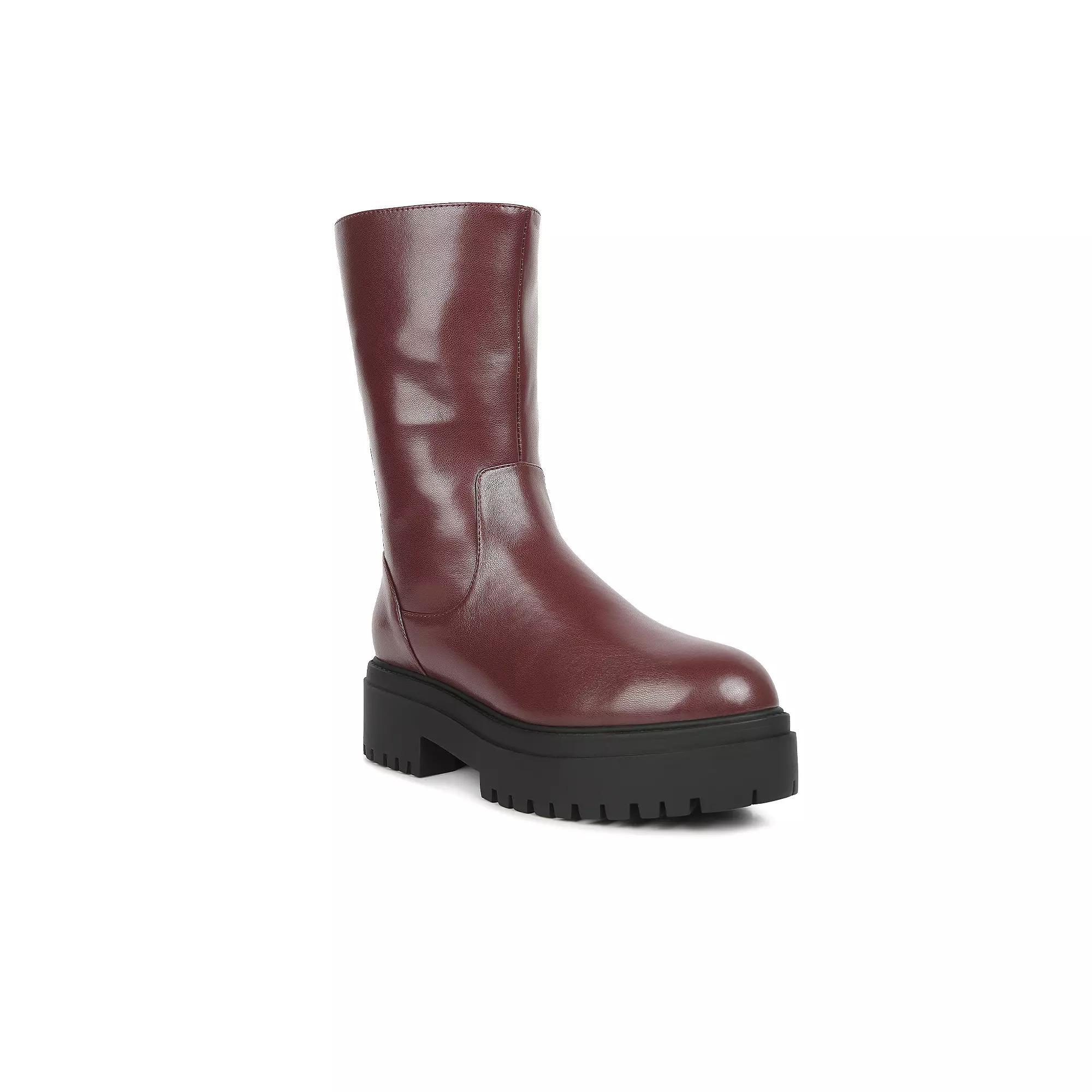 London Rag Lewisa Women's Ankle Boots, Size: 10, Red Product Image