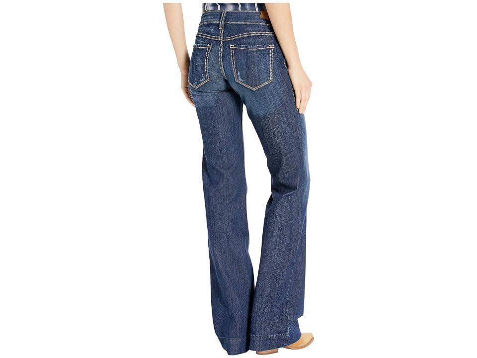 Ariat Lucy Mid Rise Wide Leg Stretch Denim Jeans Product Image
