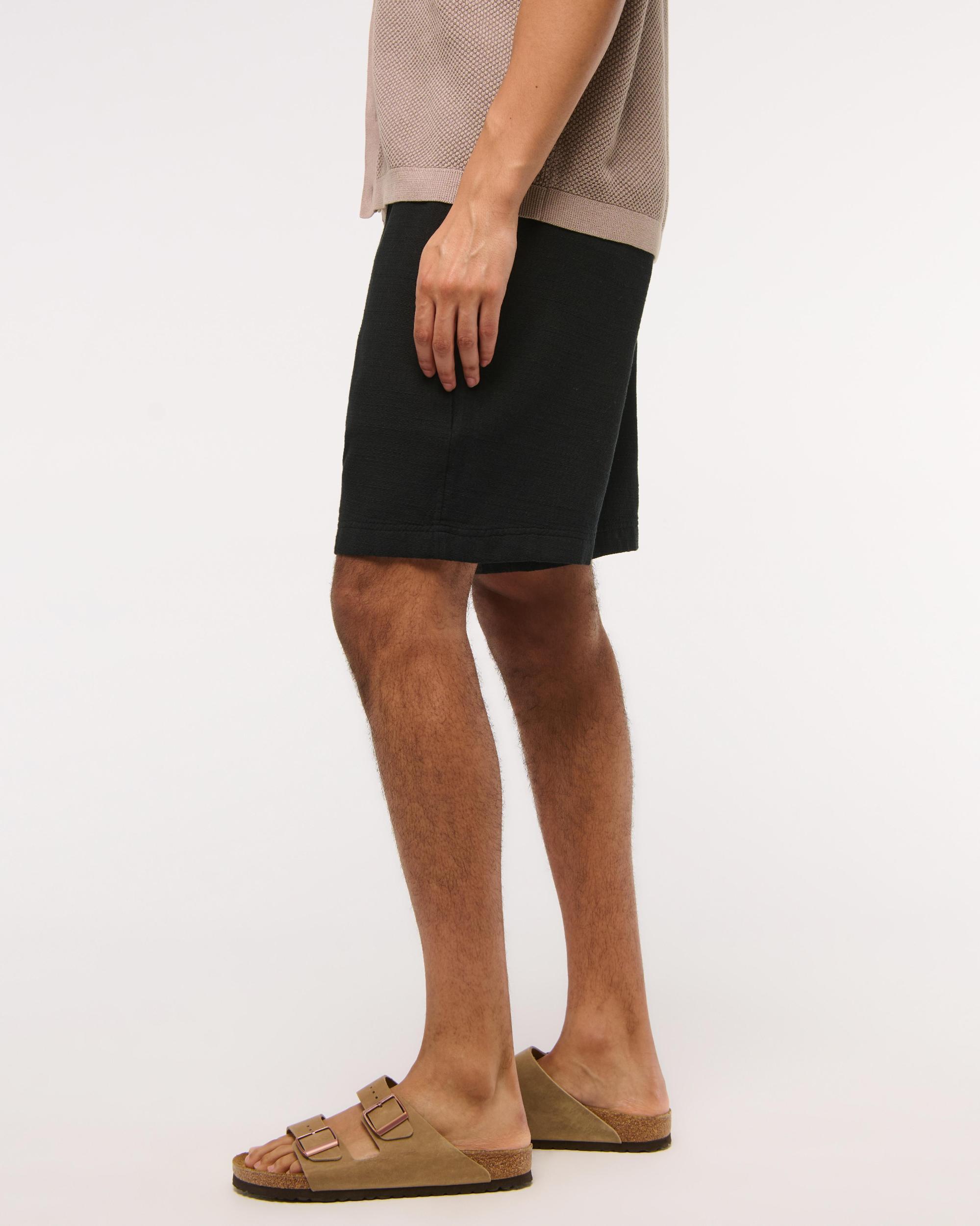 Cotton Texture Pull-On Short Product Image