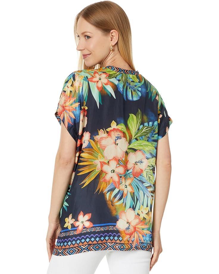 The Janie Favorite Short Sleeve Henley Tee Product Image