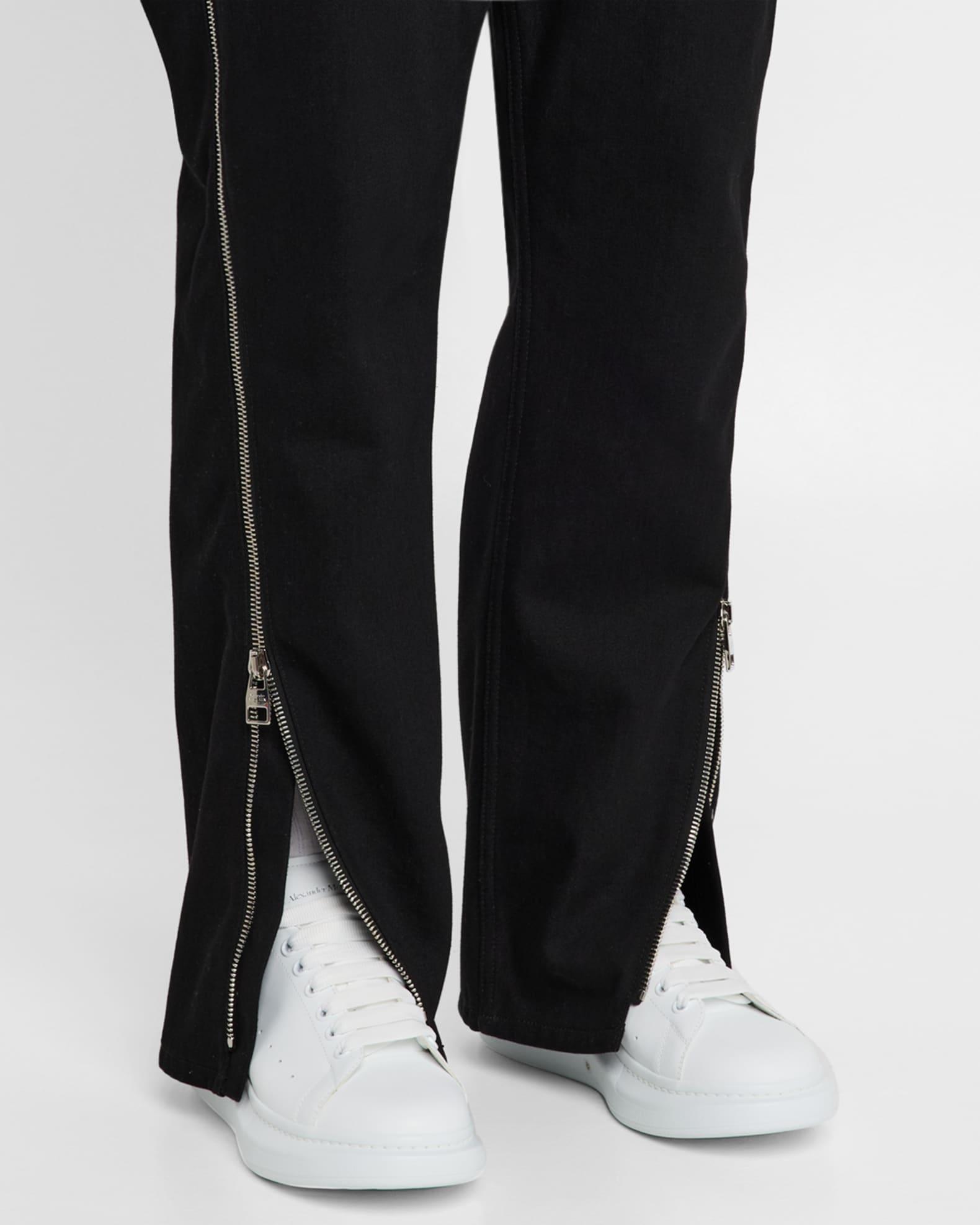 Men's Oversized Leather Low-Top Sneakers  Product Image