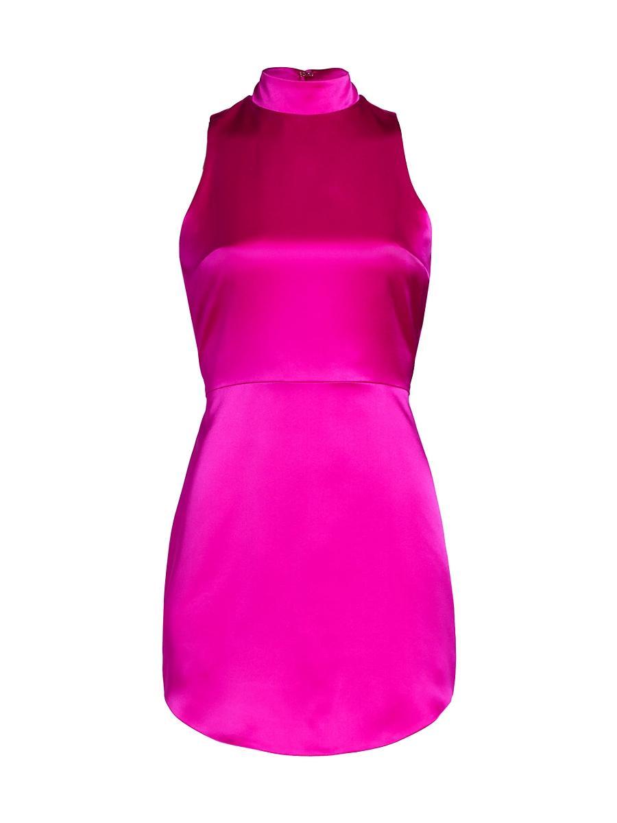 Womens Marshall Silk Minidress Product Image