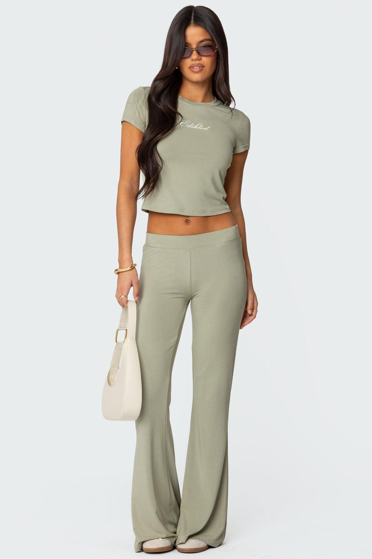 So Edikted Flared Pants Product Image