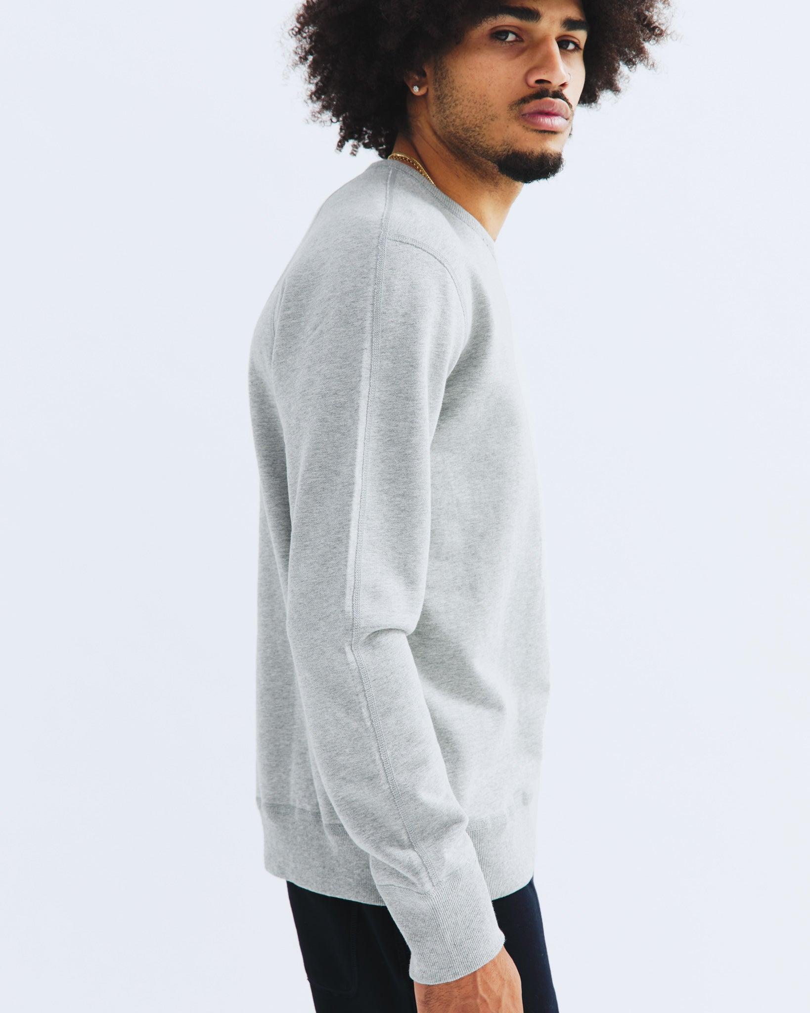 Midweight Terry Slim Crewneck Male Product Image