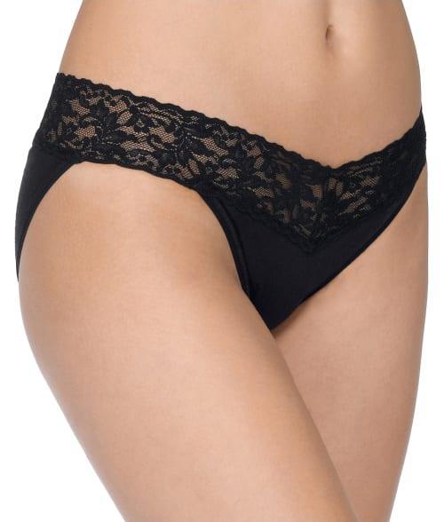Signature Lace Organic Cotton V-Kini Panties Product Image
