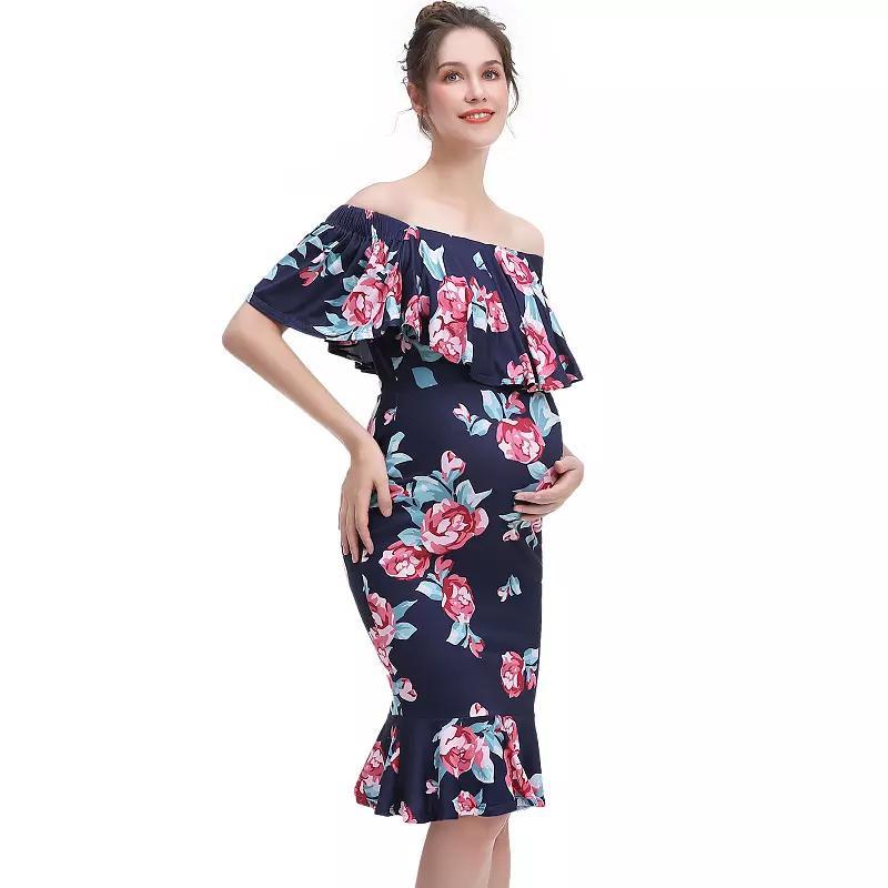Maternity Pokkori Nursing Mermaid Dress, Womens Product Image