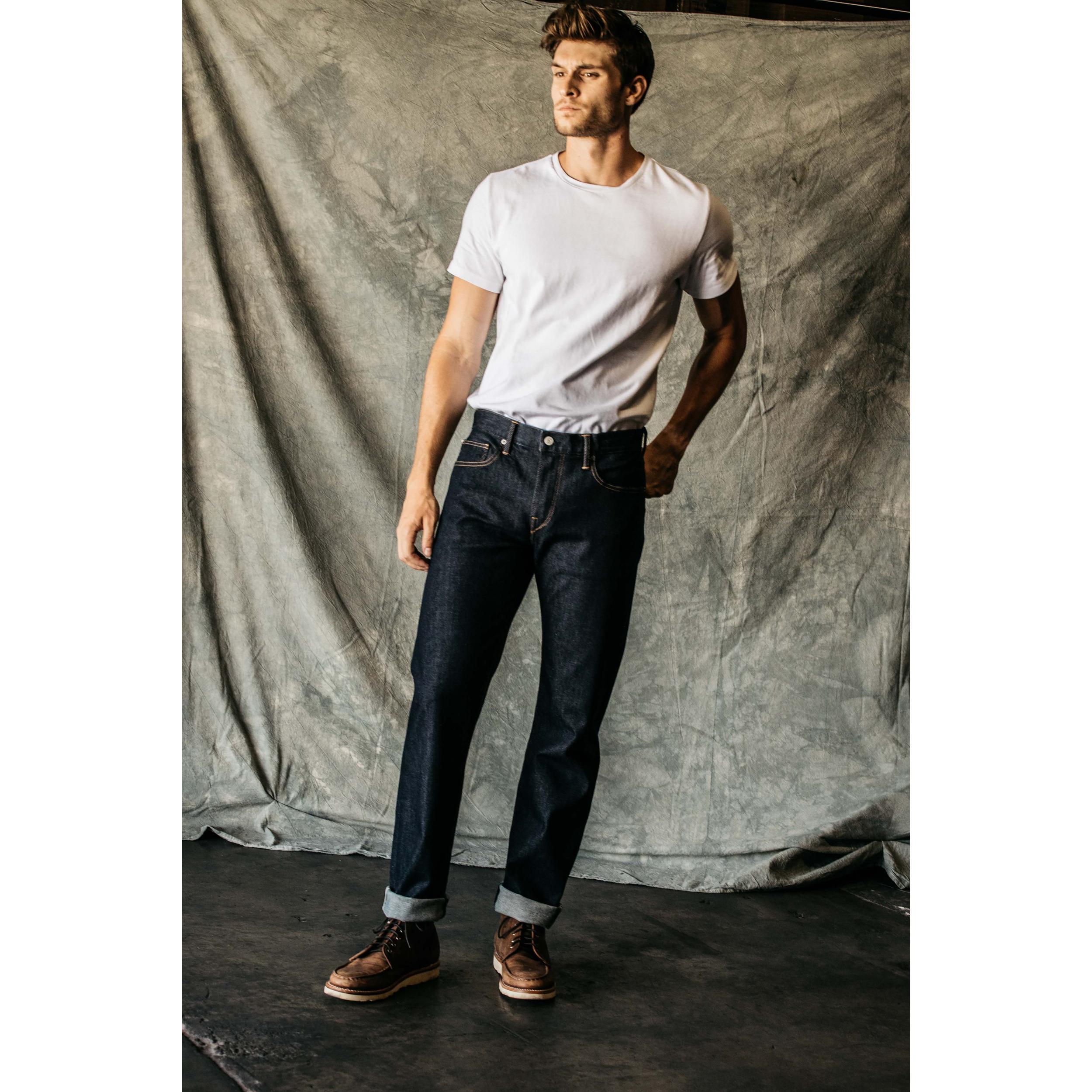 The Hammer Straight Stretch Selvedge Denim Jeans Product Image