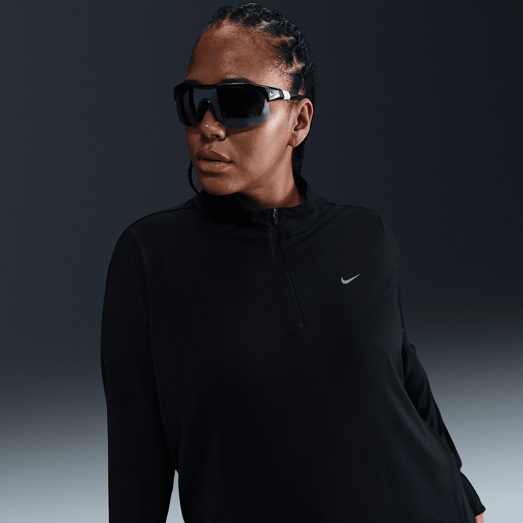 Nike Women's Swift Dri-FIT UV 1/4-Zip Running Top (Plus Size) Product Image