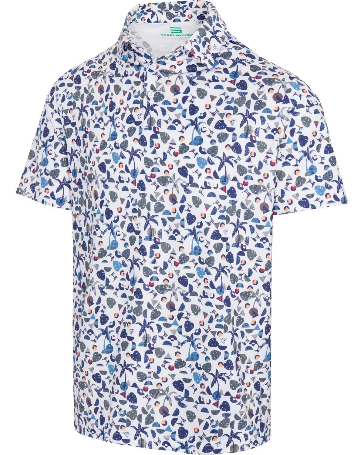 Three Sixty Six Men’s Print Golf Polos Product Image