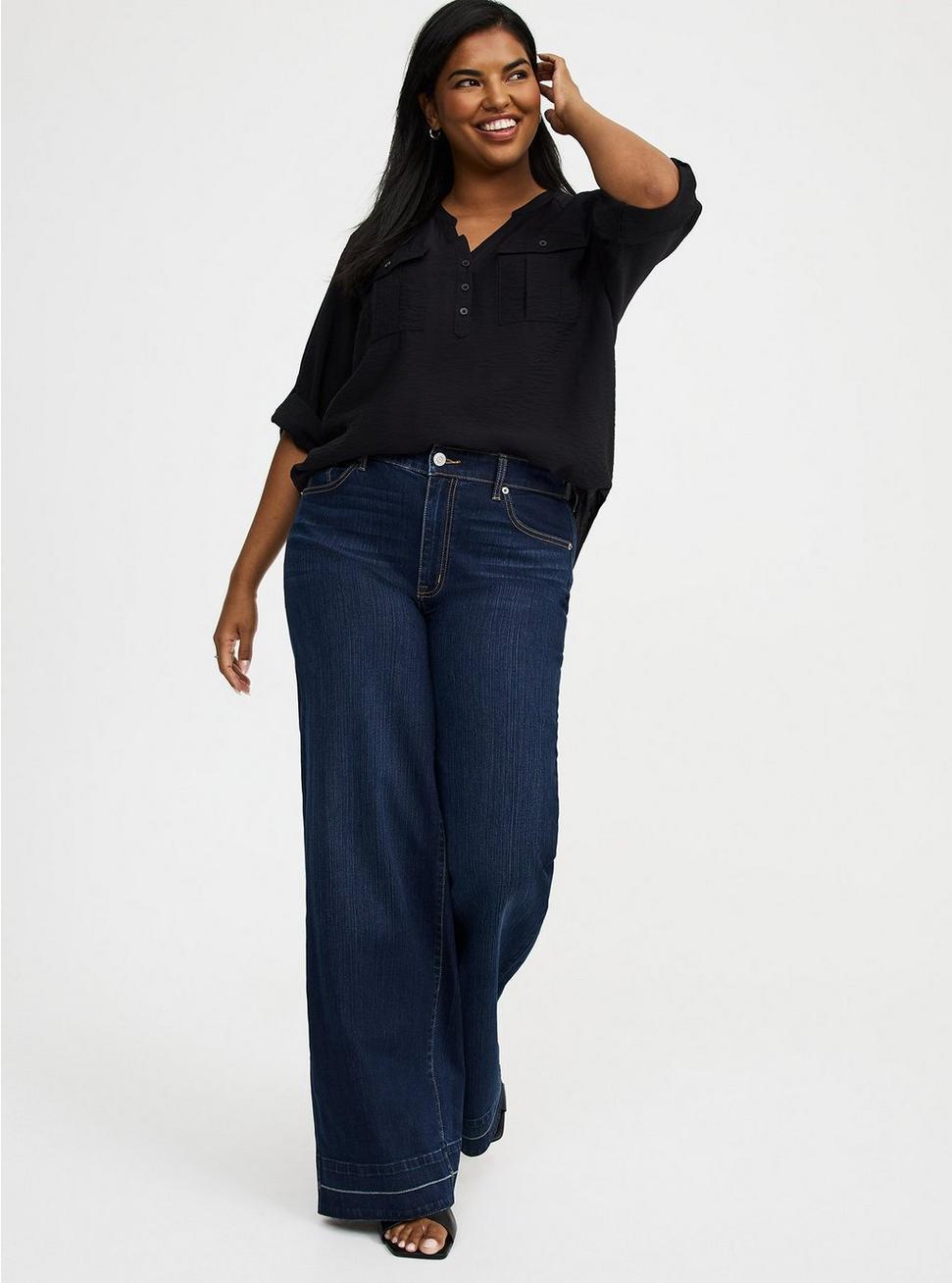 Harper 3/4 Sleeve Pullover Blouse Product Image