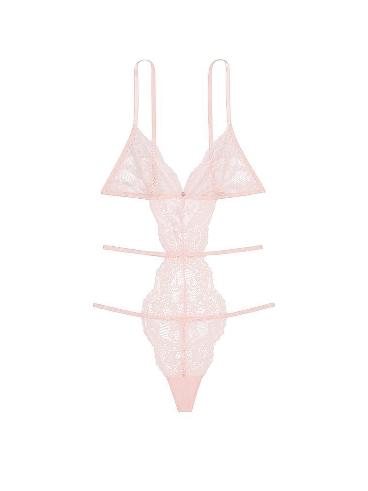 Dare to Dream Lace Strappy Triangle Teddy Product Image