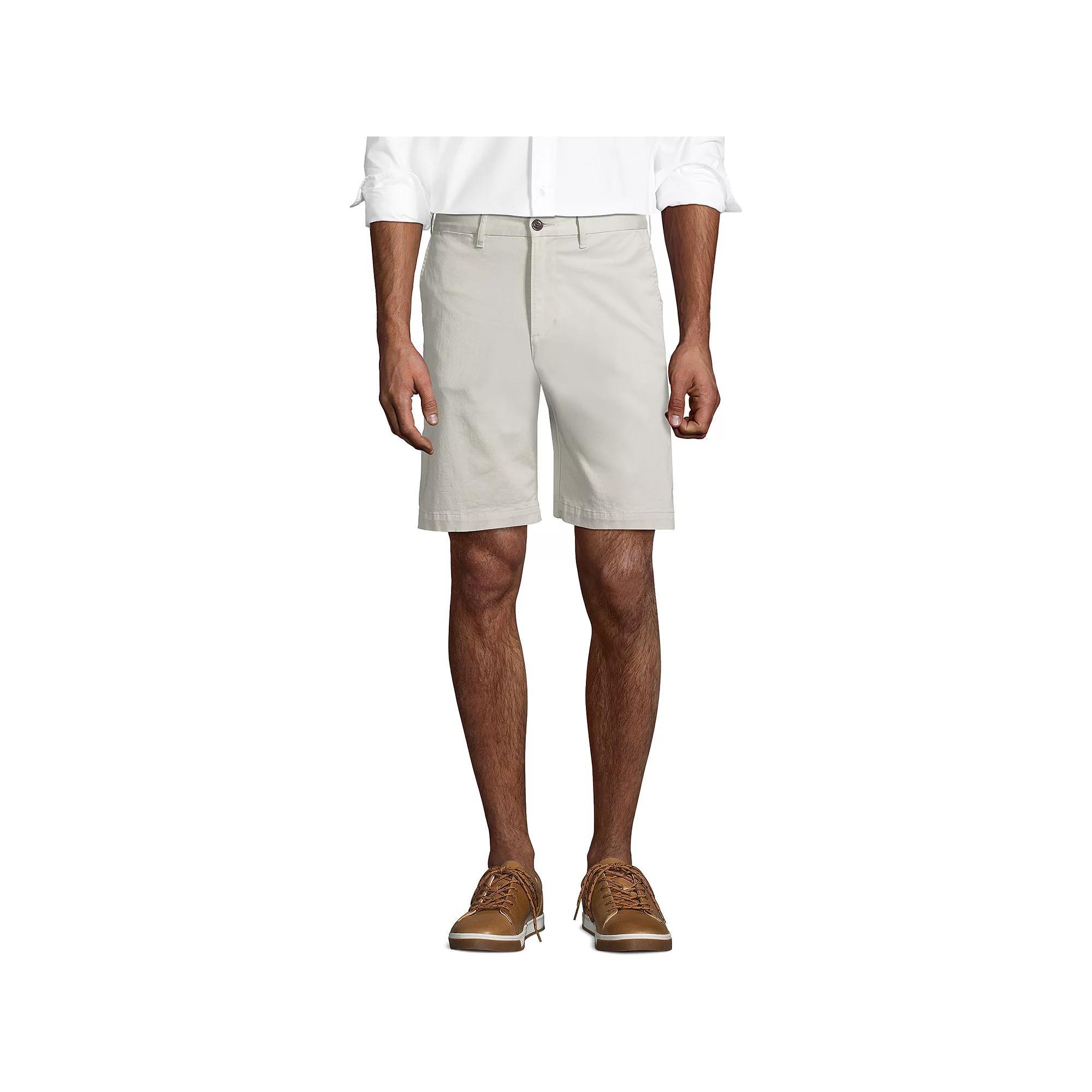 Men's Lands' End Traditional-Fit Comfort-First 9-inch Knockabout Chino Shorts, Size: 30, Radiant Blue Product Image