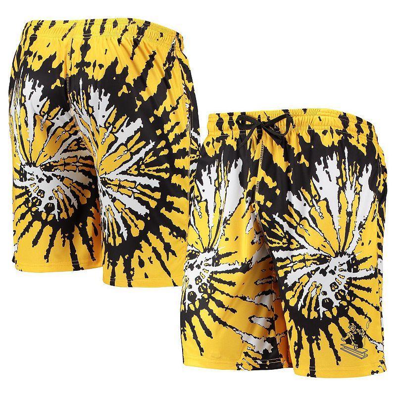 Mens FOCO Pittsburgh Steelers Retro Static Mesh Lounge Shorts Product Image