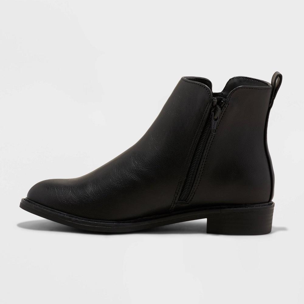 Womens Brenna Ankle Boots with Memory Foam Insole - Universal Thread Black 7.5 Product Image