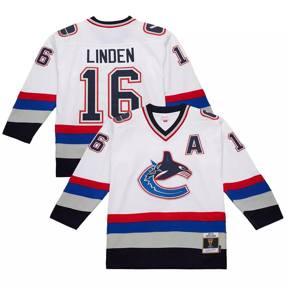 Men's Trevor Linden White Vancouver Canucks 2003-04 Power Play Jersey, Size: Medium, Cnk White Product Image