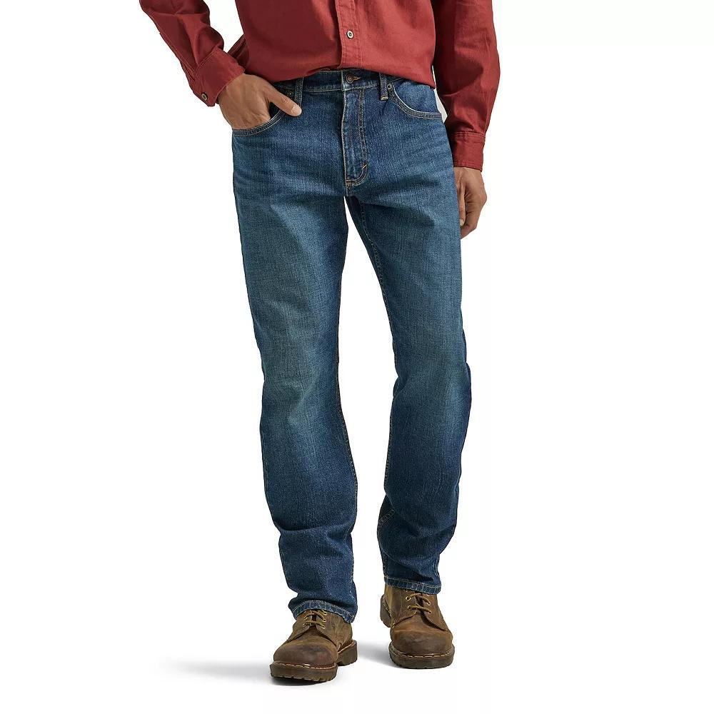 Men's Wrangler Athletic-Fit Stretch Jeans, Size: 36X34, Black Wash Product Image