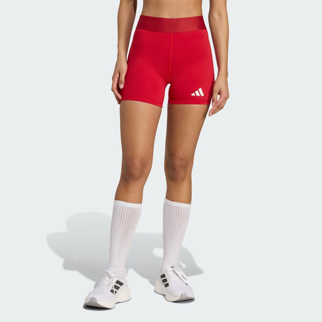 adidas TECHFIT Volleyball Shorts Team Maroon 2 XL 3 Womens Product Image