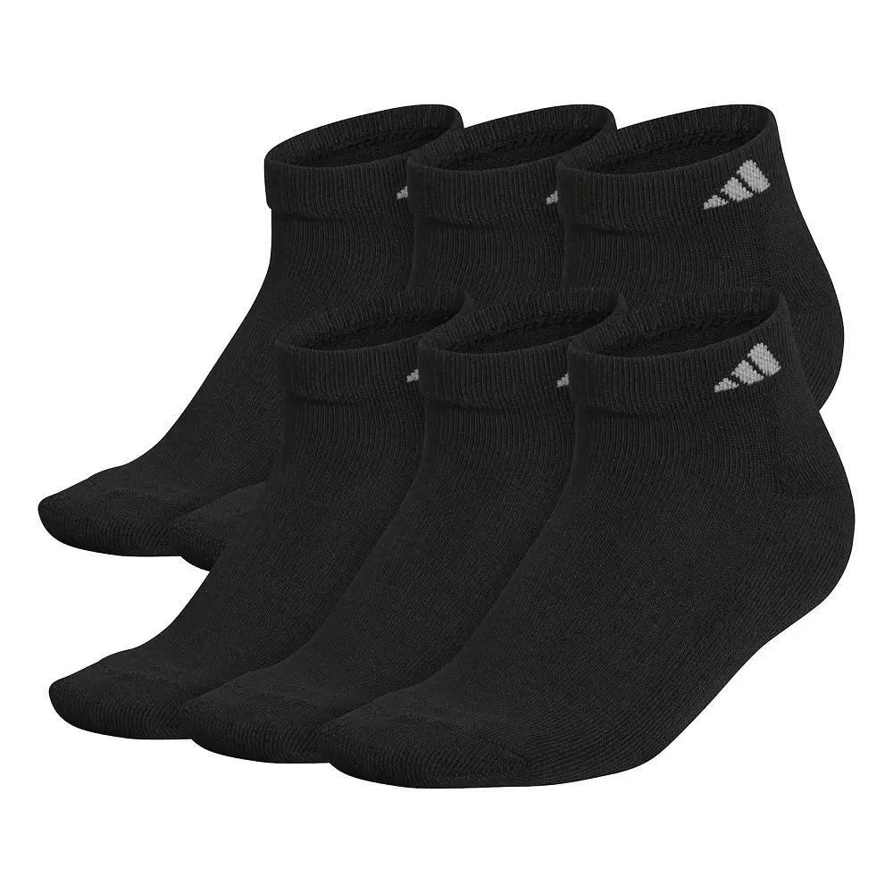 Women's adidas Athletic Low-Cut Sock 6-Pack, Size: 5-10, Black Product Image