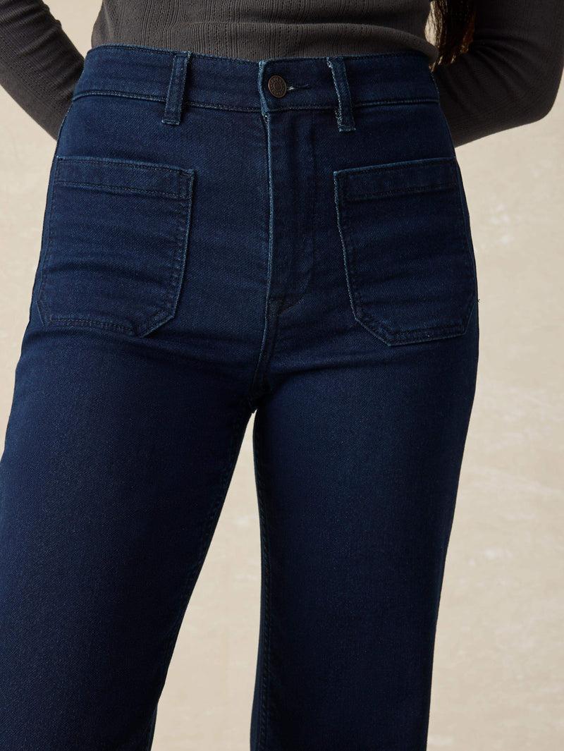 Stretch Terry Patch Pocket Ankle Pant - Clermont Wash Product Image