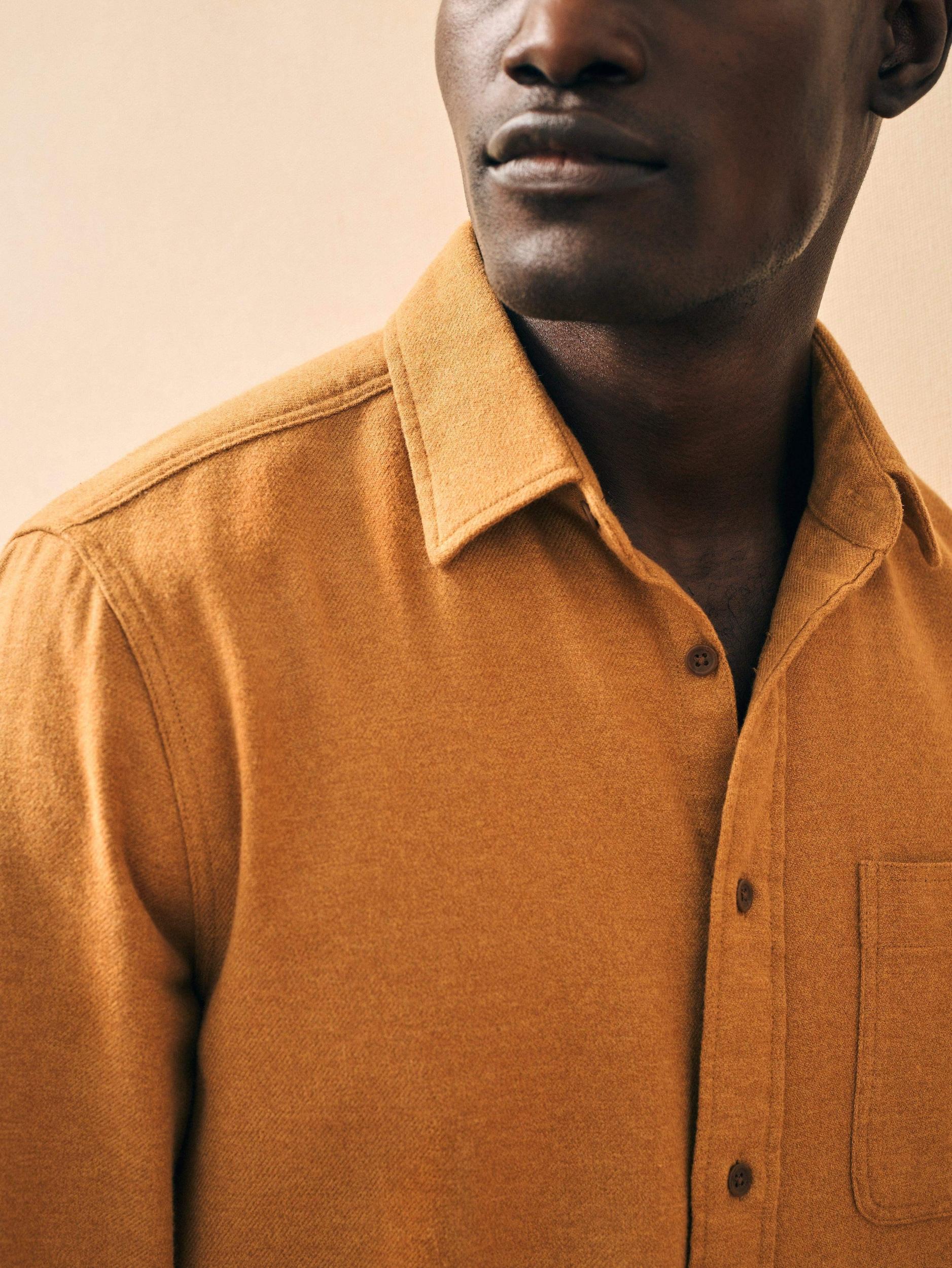 Super Brushed Flannel - Sierra Gold Male Product Image