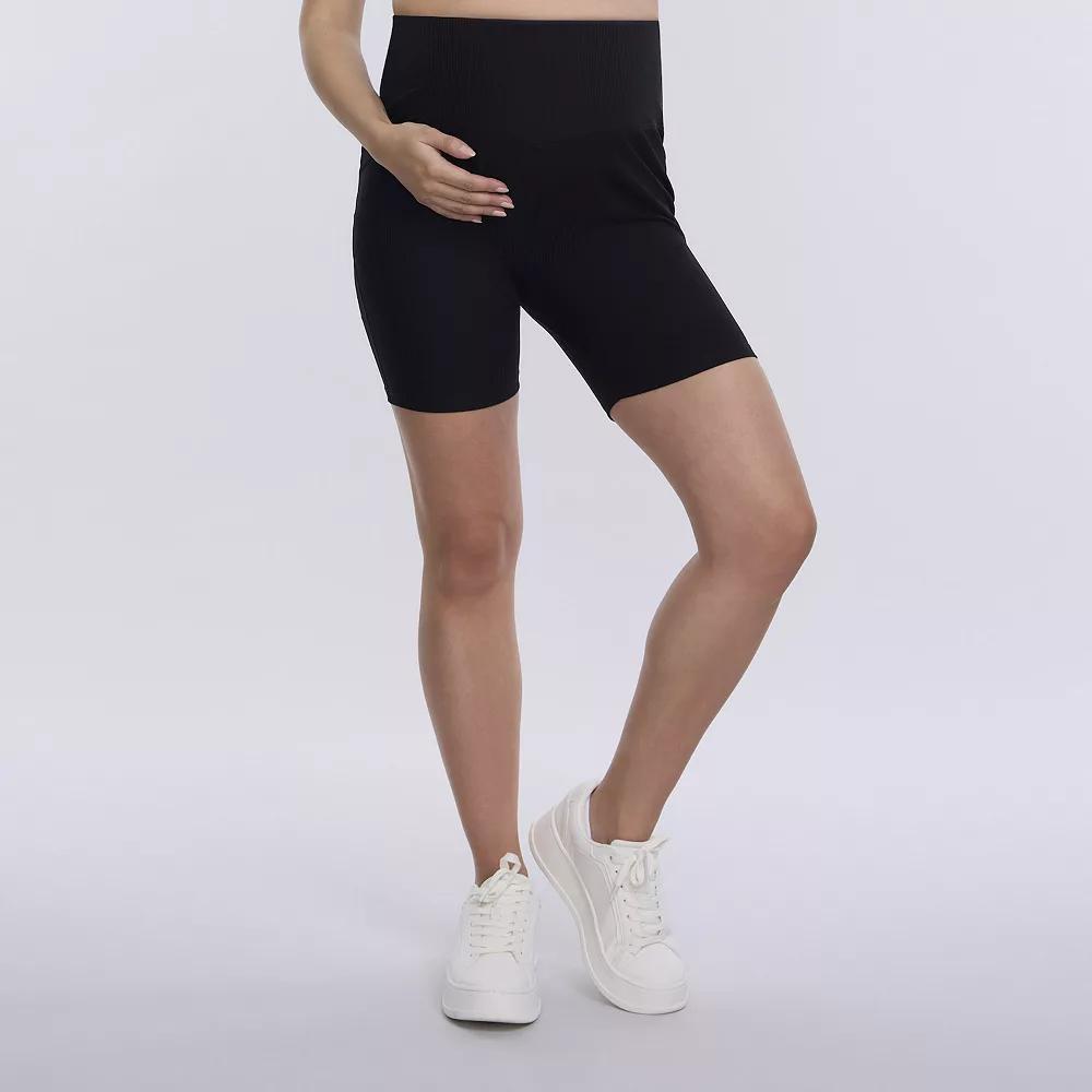 Maternity Motherhood Biker Shorts, Womens Product Image