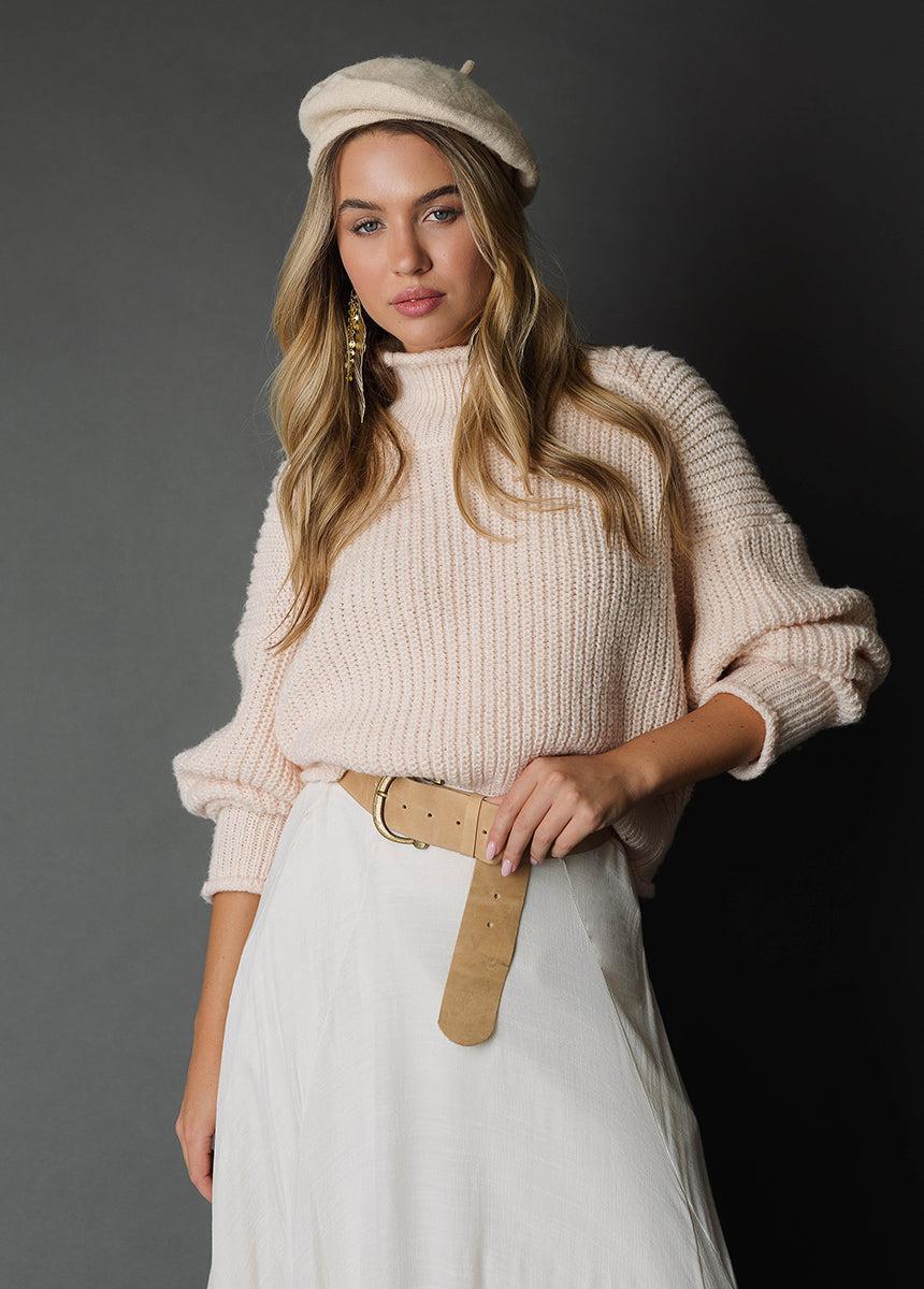 Kenzie Sweater in Heather Shell Female Product Image