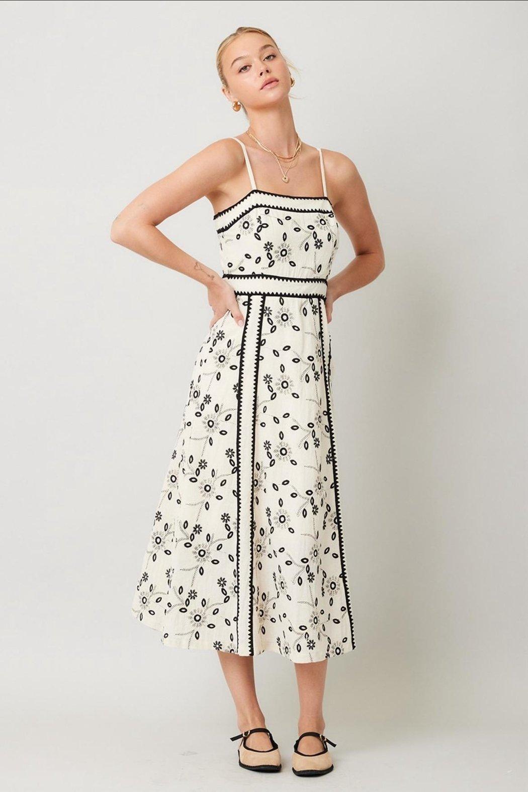 Embroidered Lace Dress Product Image