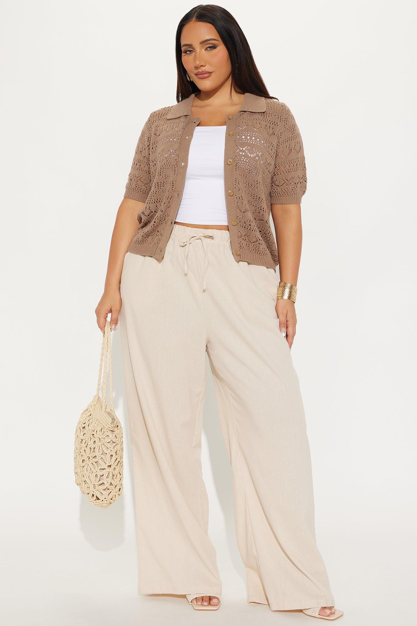 Beach Living Crochet Top - Mocha Product Image