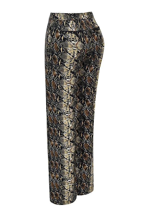 Vani Snake Print Fitted Jacket Product Image