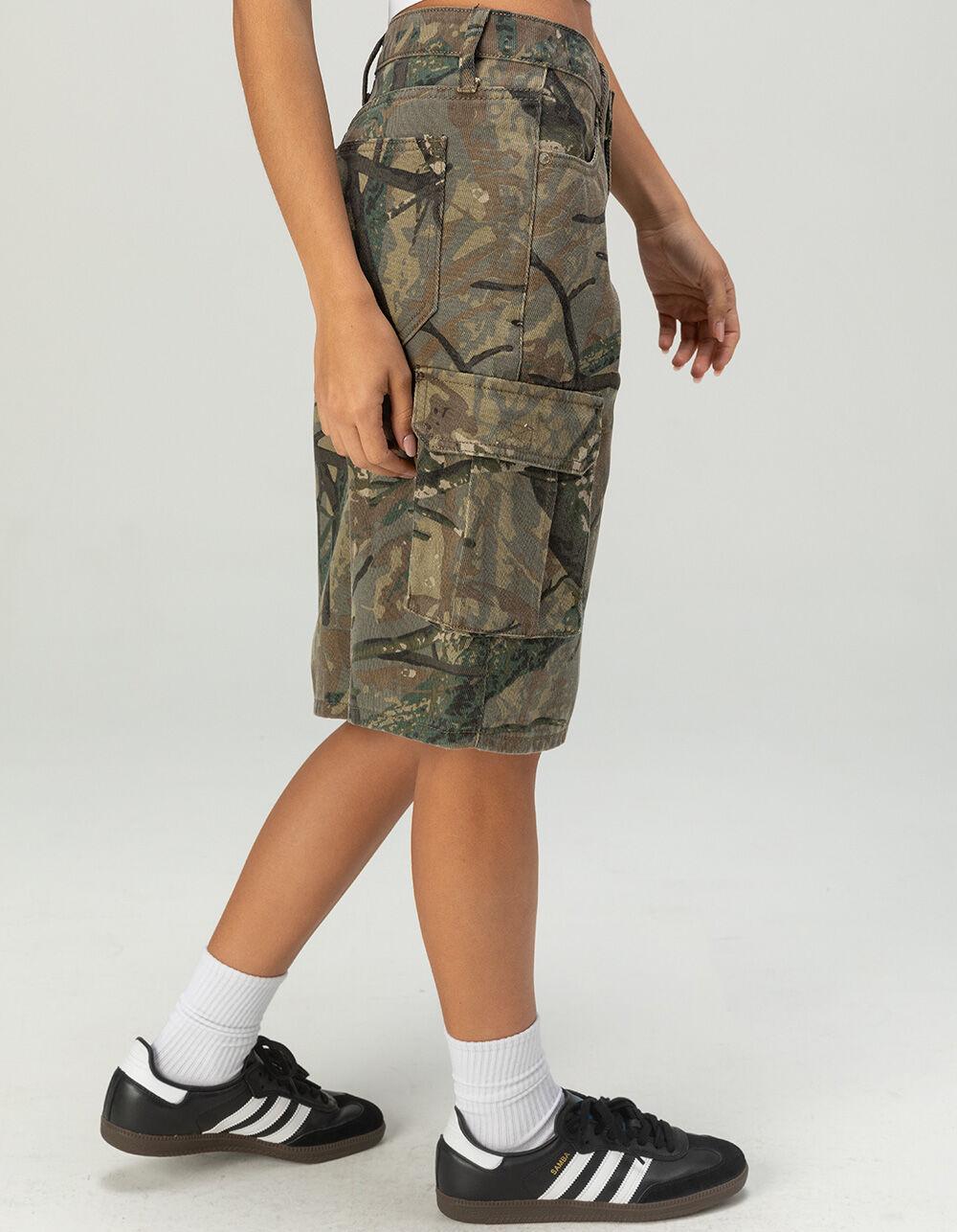 RSQ Womens Low Rise Cargo Camo Jorts Product Image