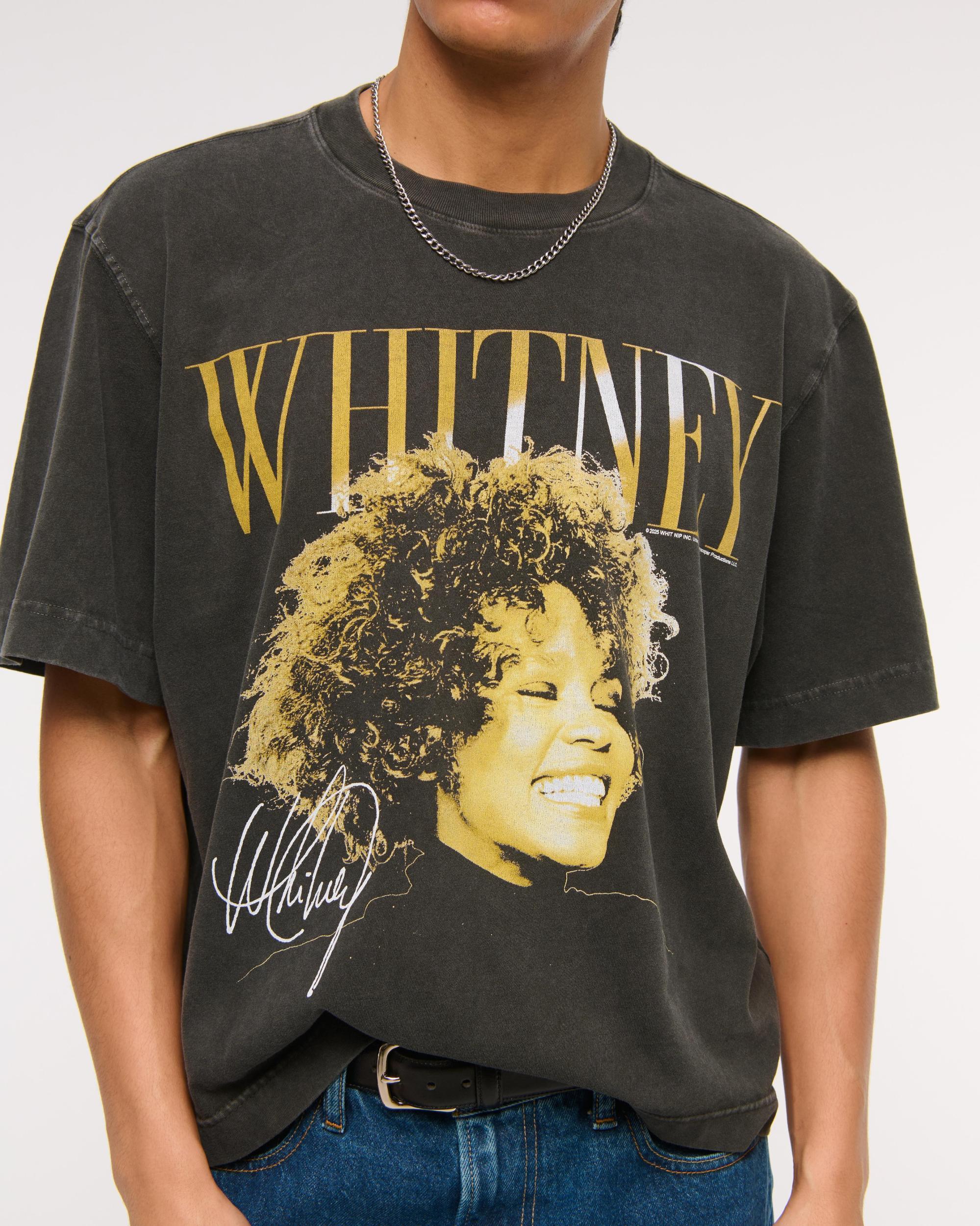 Cropped Whitney Houston Graphic Tee Product Image