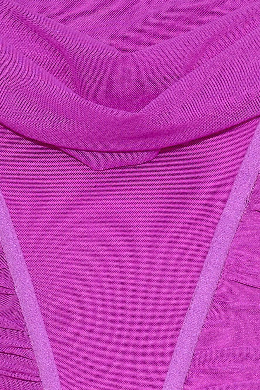Snatched Up Crop Top Purple Product Image
