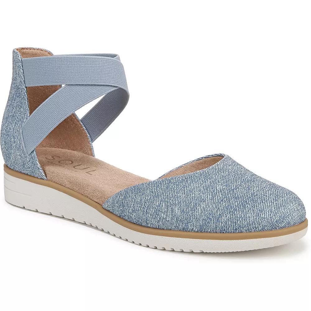 SOUL Naturalizer Intro Women's Slip On Flats, Size: 8, Light Blue Product Image