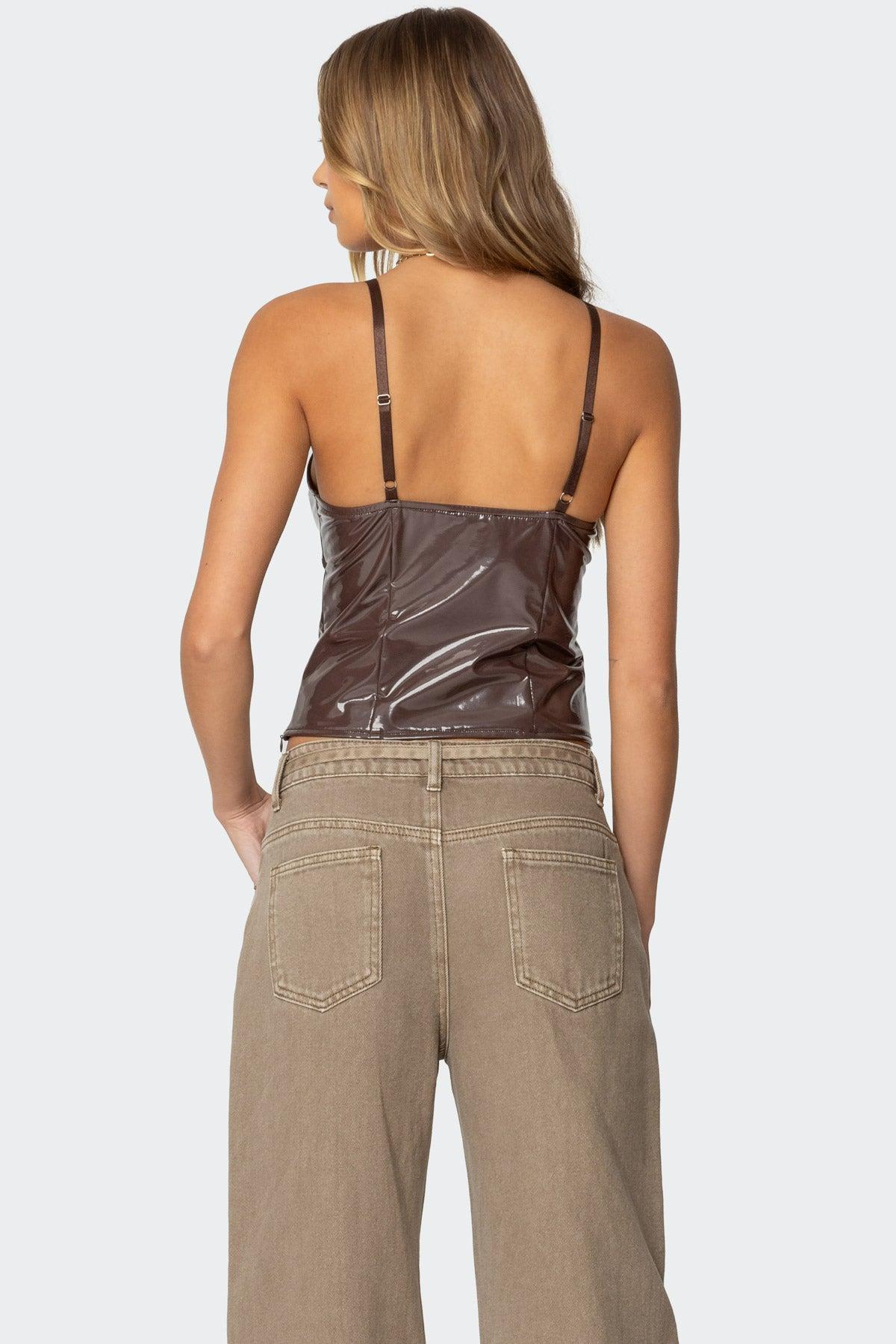 Carmie Vinyl Tank Top Product Image
