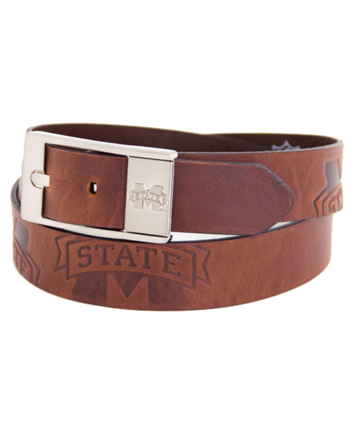 Men's Mississippi State Bulldogs Brandish Leather Belt, Size: 34, Mst Team Product Image