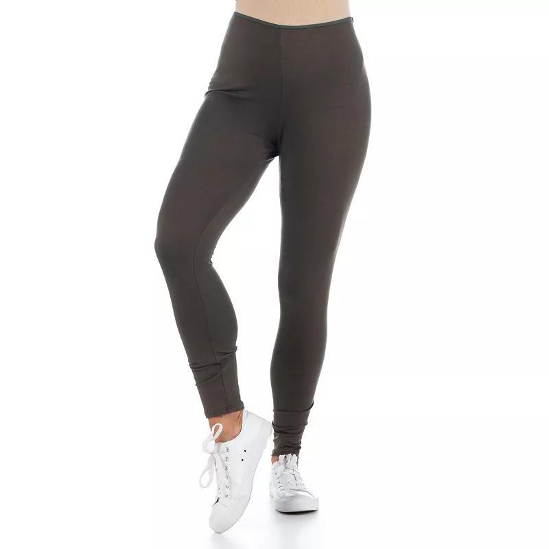 Maternity 24Seven Comfort Apparel Apparel Stretch Ankle Leggings, Women's, Size: Small-Mat, Red Product Image