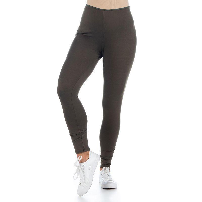 Maternity 24Seven Comfort Apparel Apparel Stretch Ankle Leggings, Women's, Size: Small-Mat, Red Product Image