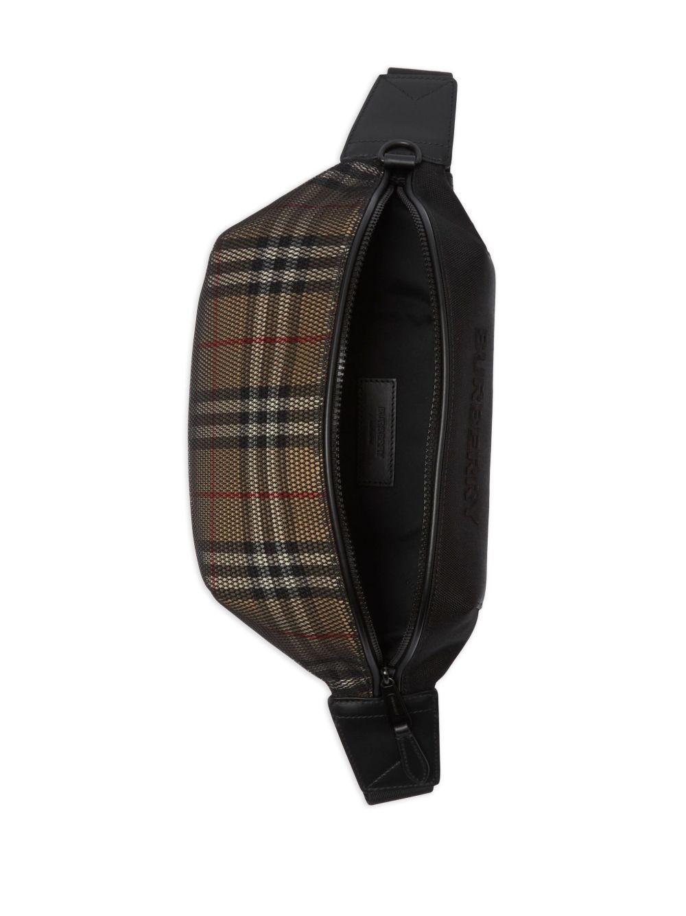 Sonny check-print belt bag Product Image