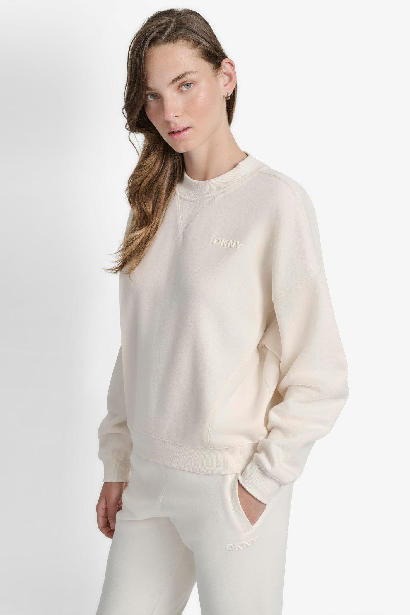 HD SILICONE LOGO CREW NECK PULLOVER WITH V INSET Product Image