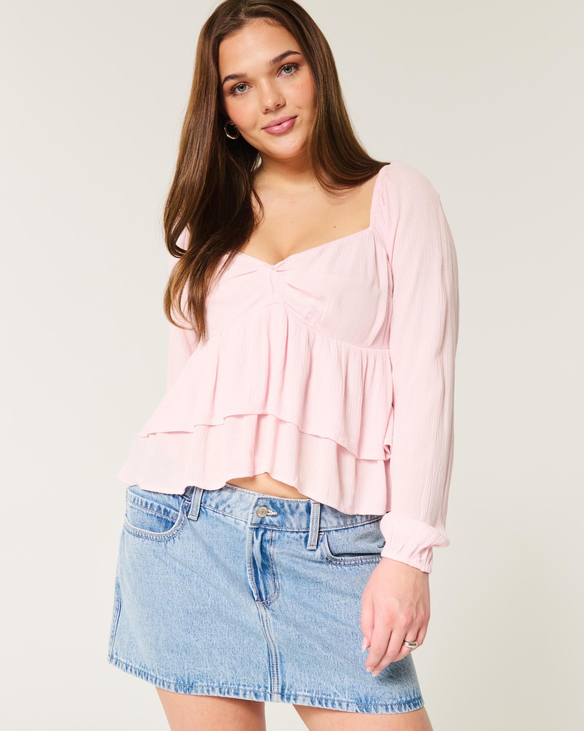 Easy Twist Bust Babydoll Top Product Image
