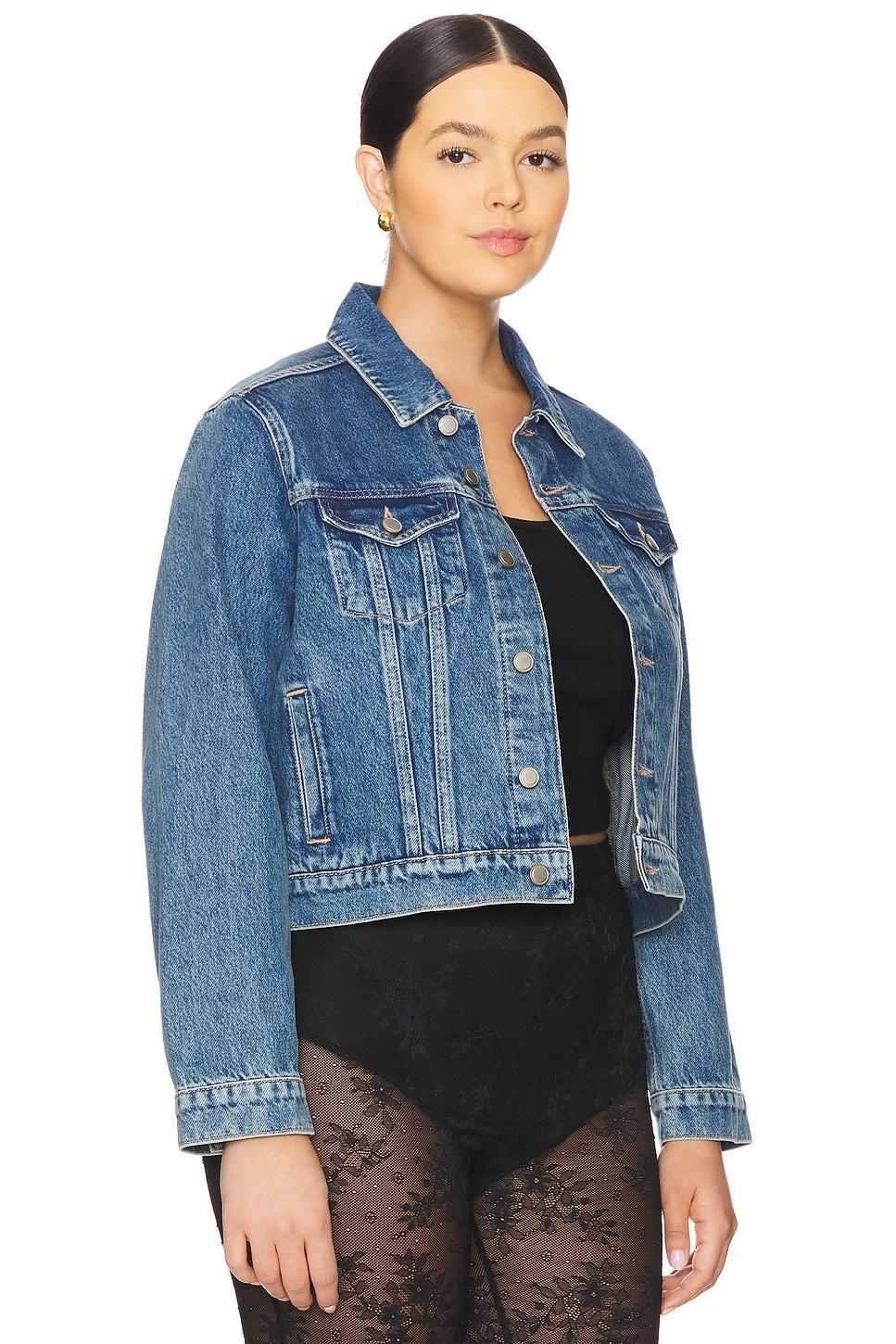 Shrunken Trucker Jacket Good American Product Image
