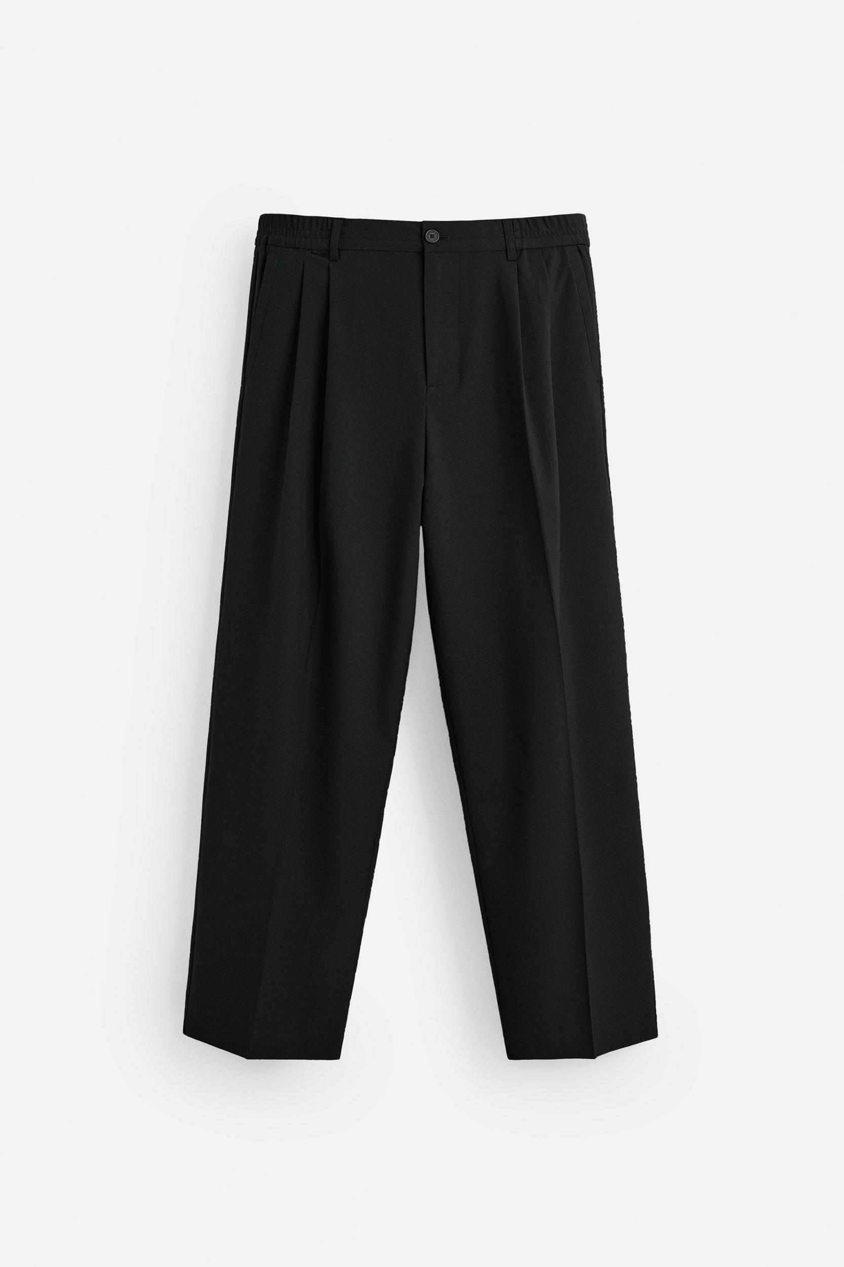 PLEATED WIDE FIT PANTS Product Image