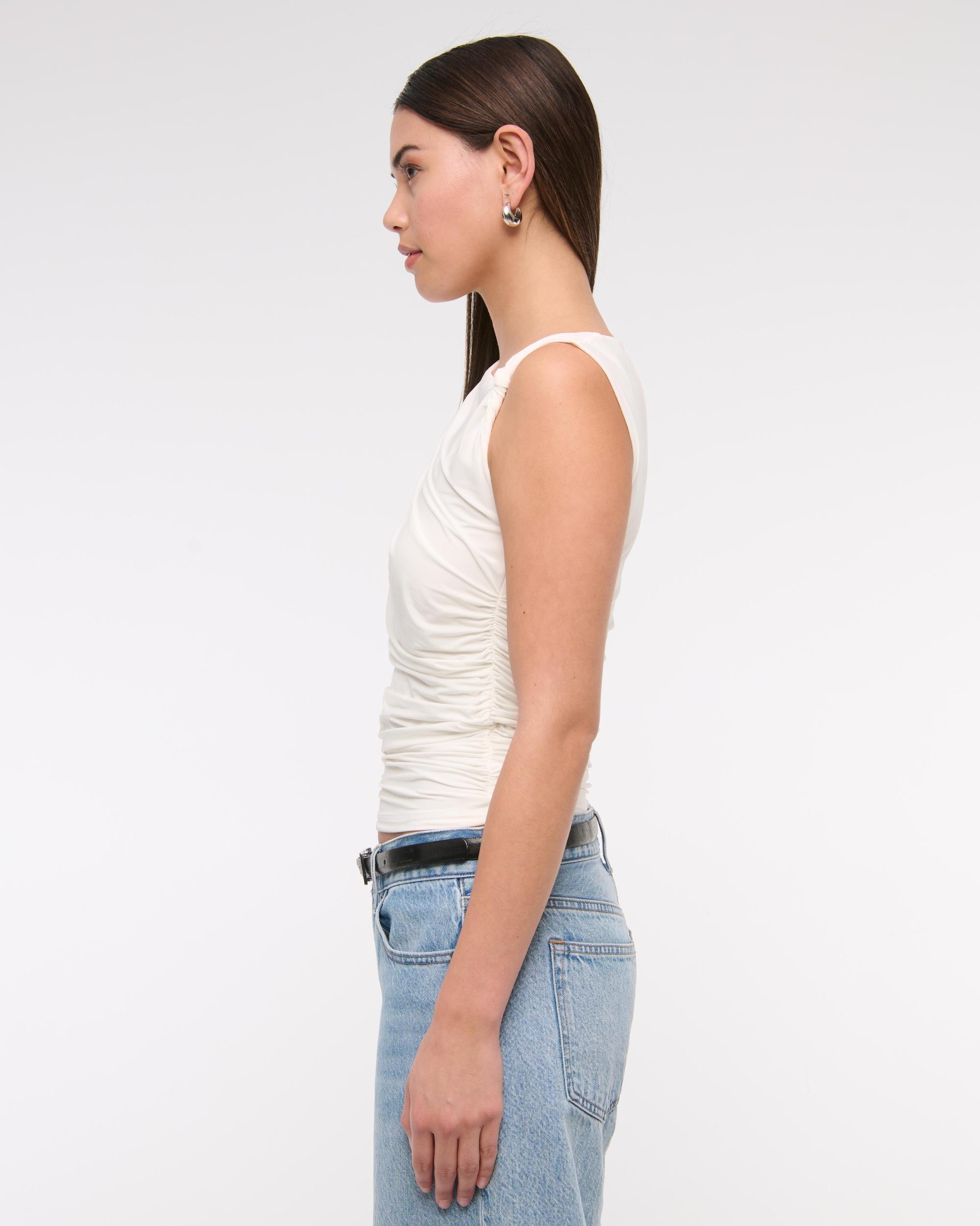 Draped Twist Top Product Image