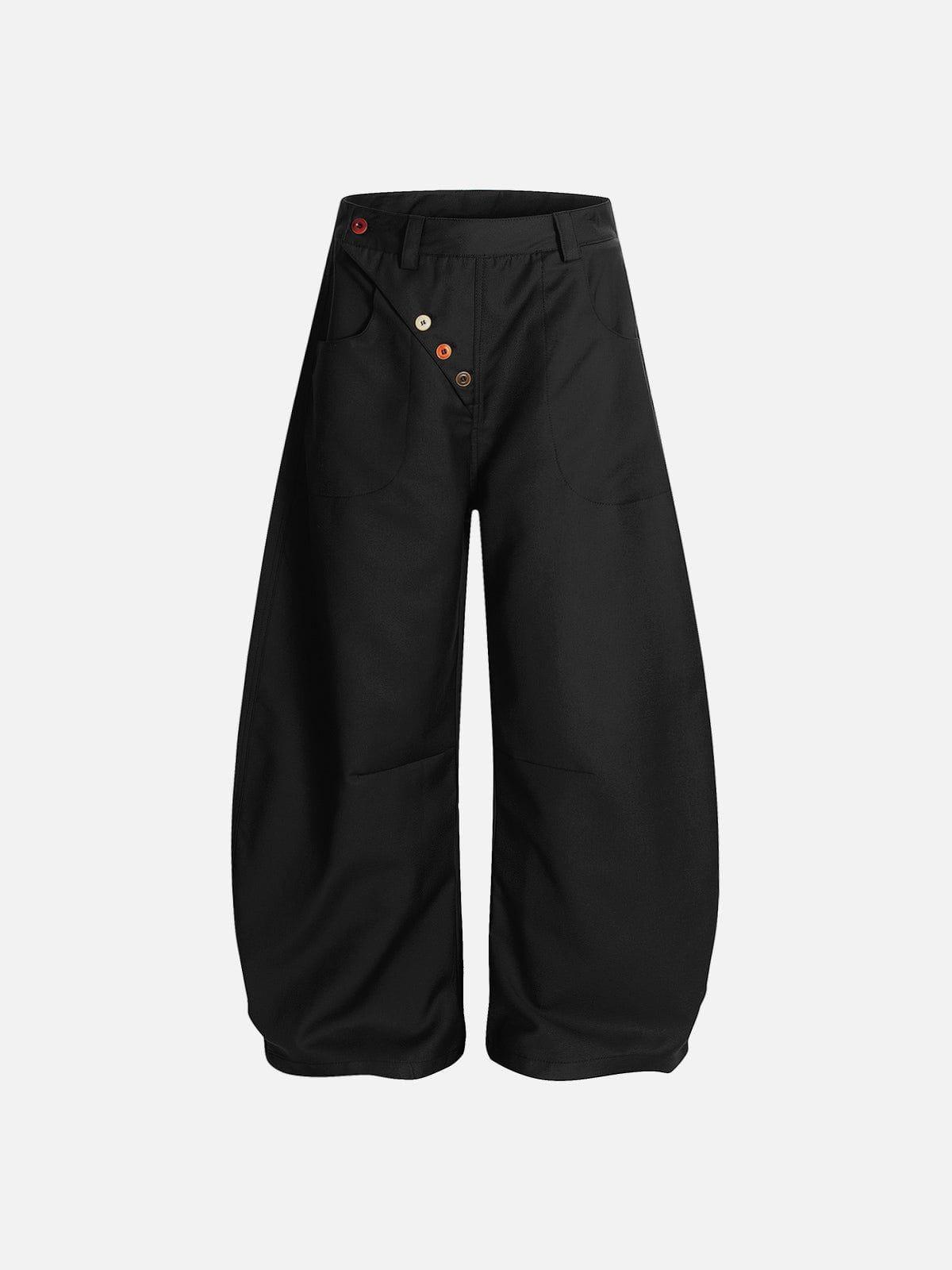 Aelfric Eden Colorful Button Baggy Barrel Pants Product Image
