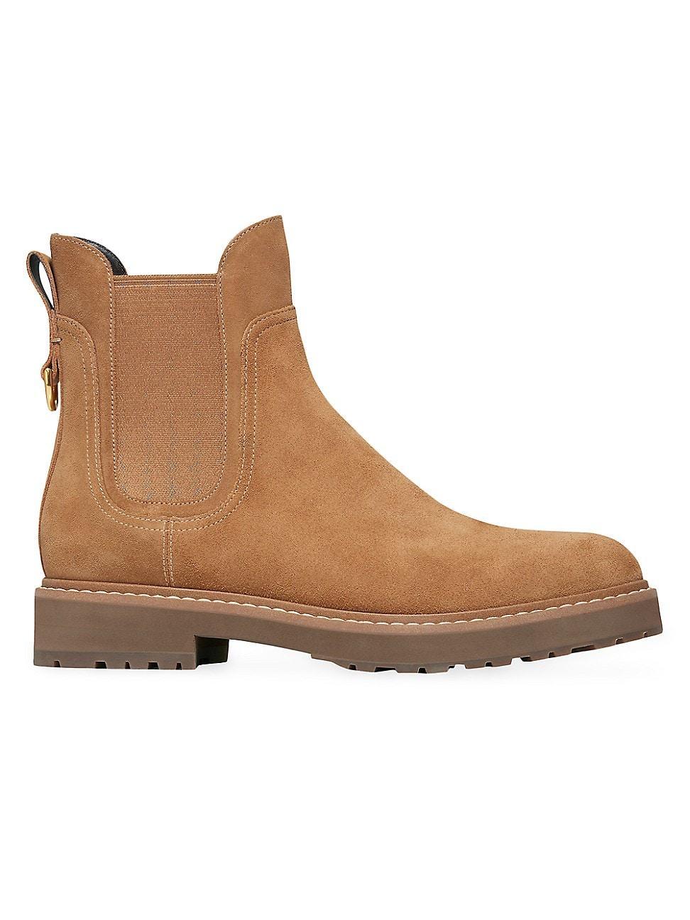 Cole Haan Greenwich Waterproof Bootie (Golden Toffee Waterproof Suede) Women's Shoes Product Image