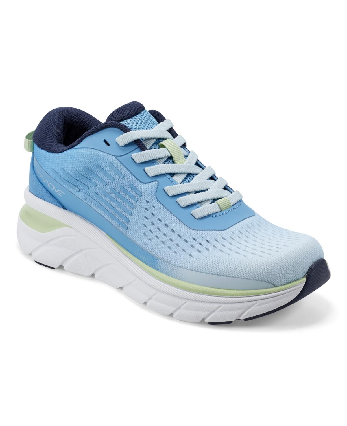 Easy Spirit Women's Mel EMOVE Lace-Up Sneakers, Size: 6.5 Wide, Black Product Image