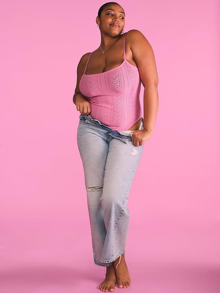 Luxe Heart Pointelle Bodysuit Product Image