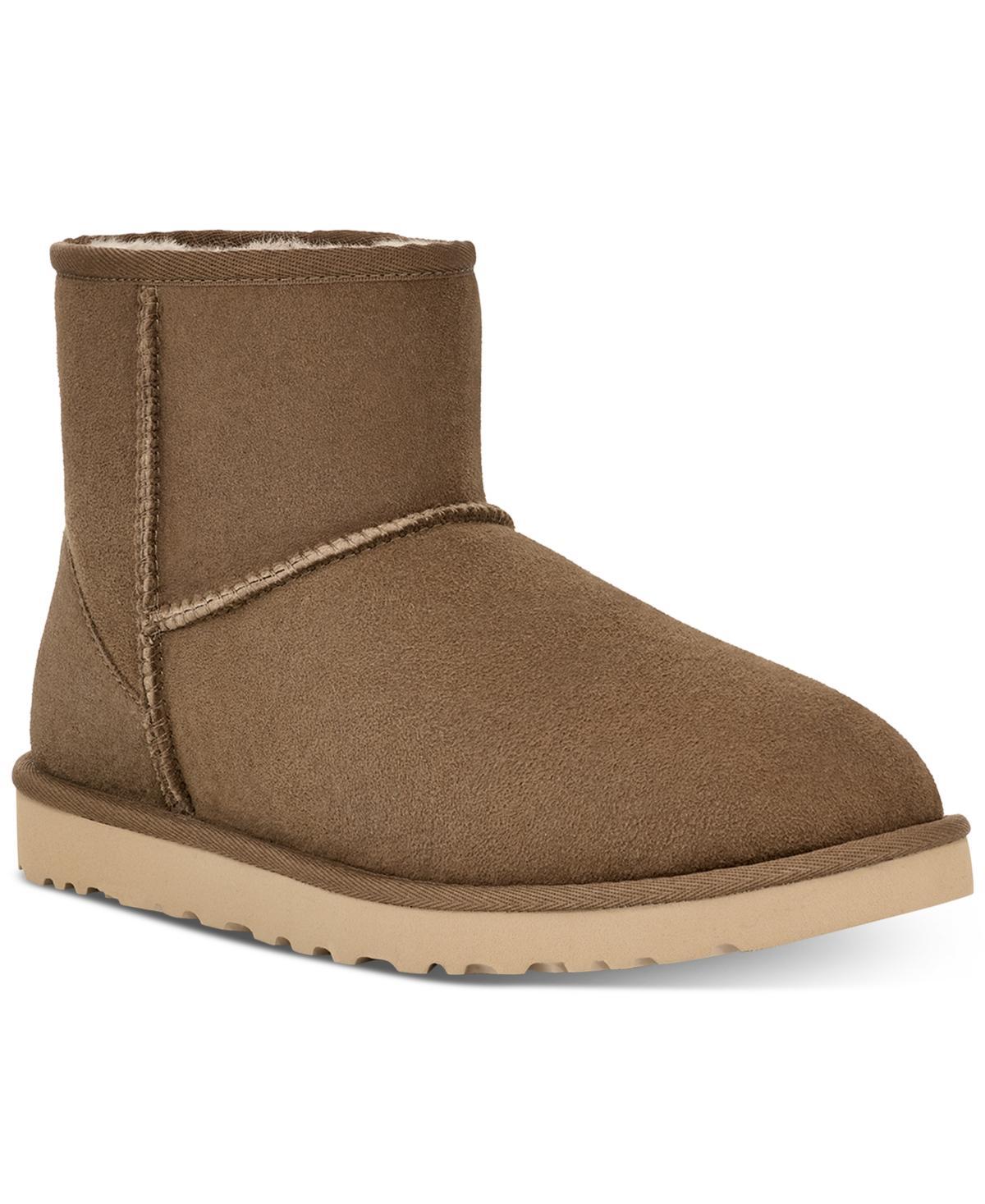 Mens Classic Heritage Suede & Shearling Classic Mini Bomber Boots Product Image