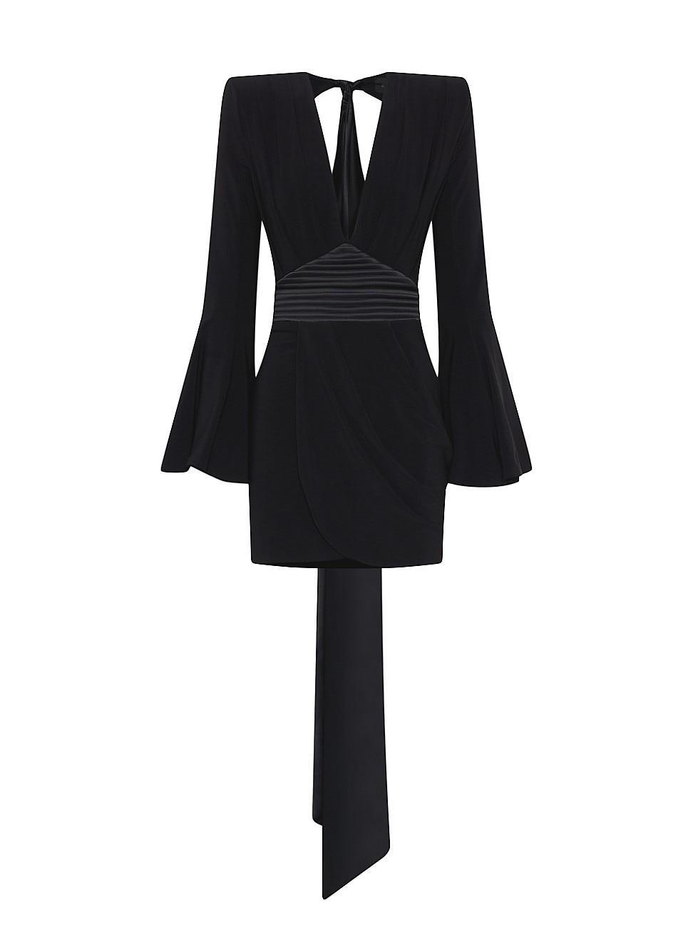 Womens The Fan V-Neck Minidress Product Image