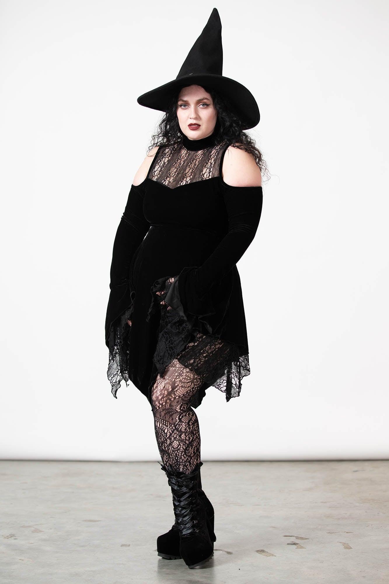 Moonstera Velvet Dress Female Product Image